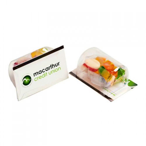BIZ CARD TREATS WITH MIXED LOLLIES 50G
